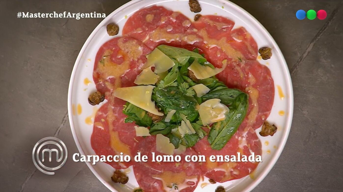 qué es y cómo se prepara el carpaccio, el plato que llevó a Agustín al balcón