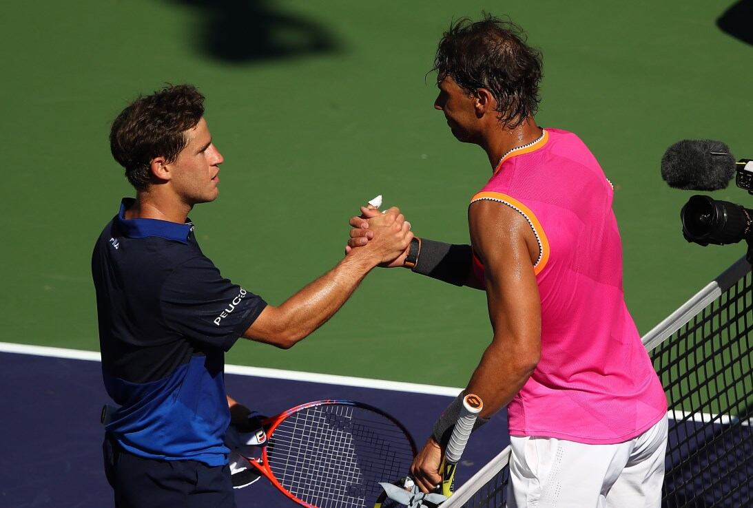 El "Peque" Schwartzman y Rafa Nadal estarán cara a cara en Francia. / archivo 