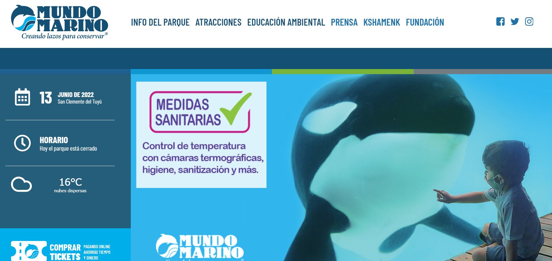 La Orca Kshamenk en Mundo Marino