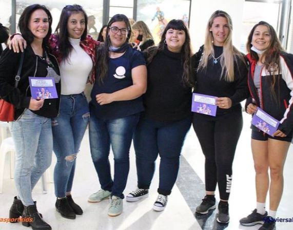 Encuentro de Mujeres de varios deportes, en el Malvinas.