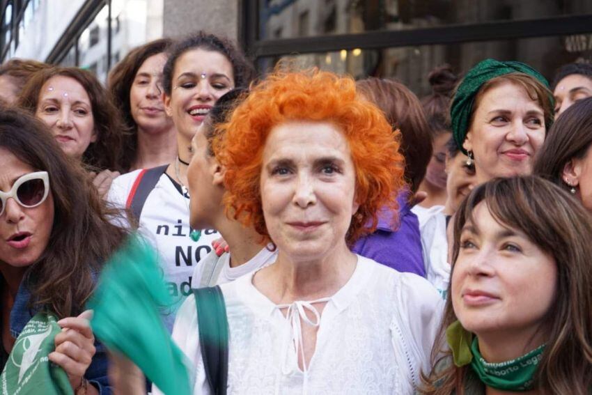 
    En movimiento. Mirta Busnelli es parte del Colectivo de Actrices Argentinas.
   