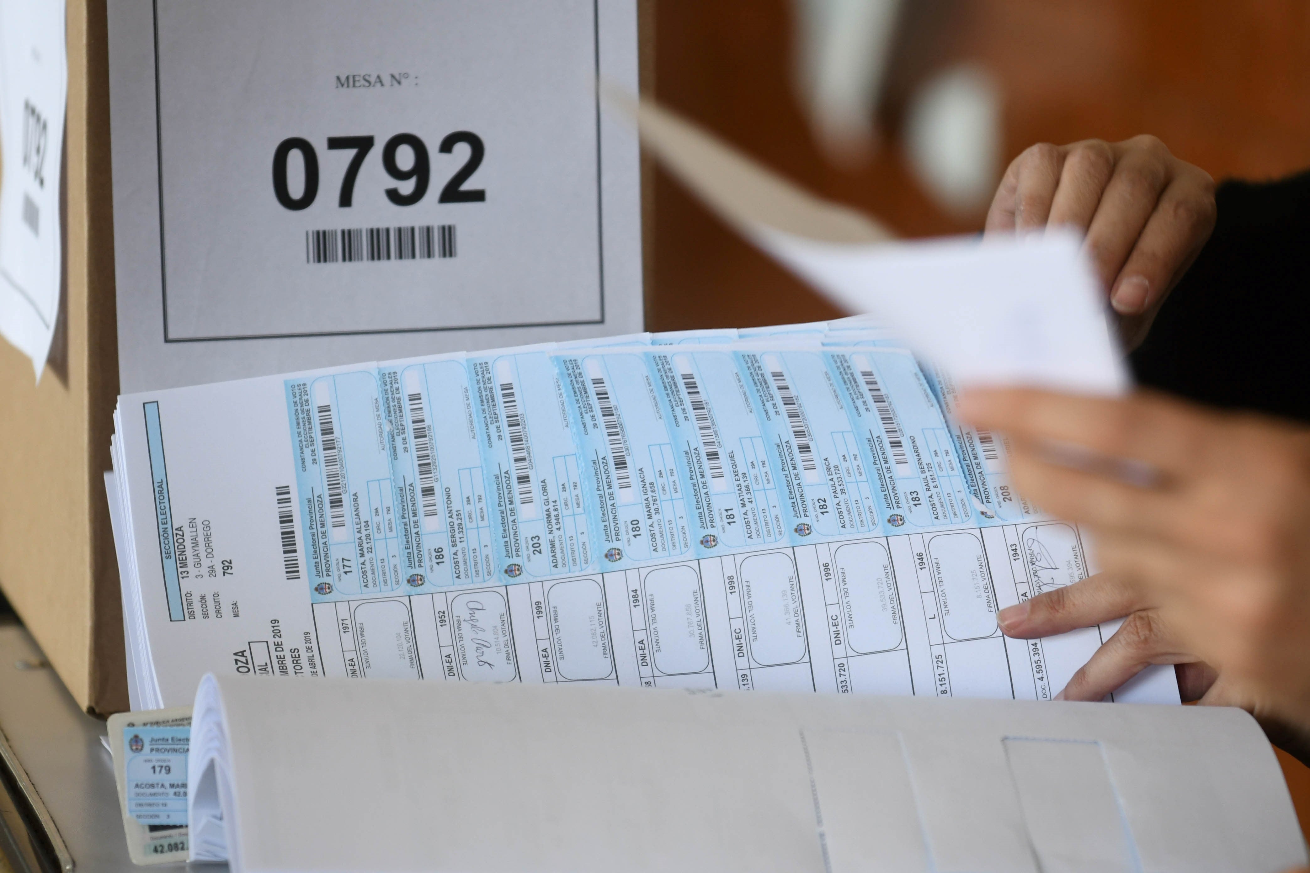 Cuáles son los documentos habilitados para votar. / Foto: José Gutiérrez 