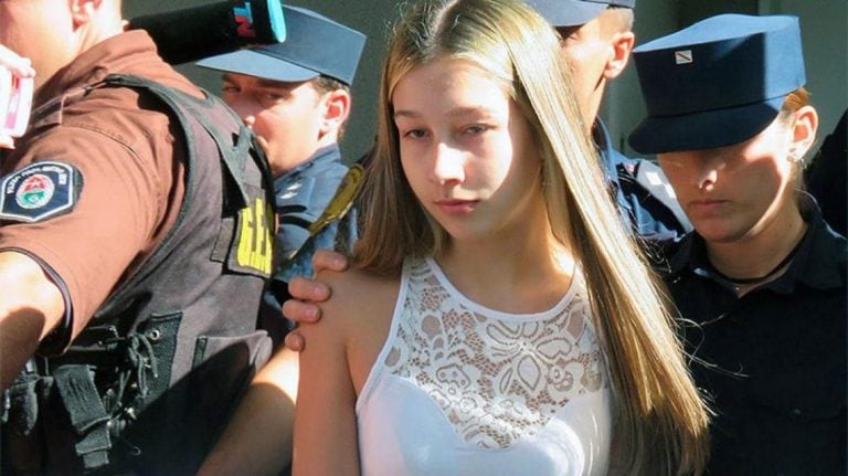 Nahir Galarza, con condena firme por matar a su novio (foto archivo)