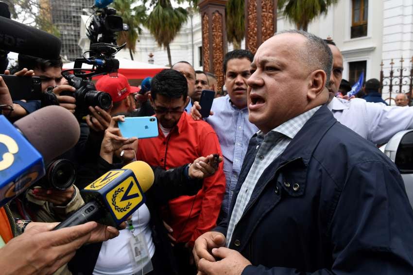 
diosdado Cabello. Presidió ayer la otra asamblea. | Agencia AP
   