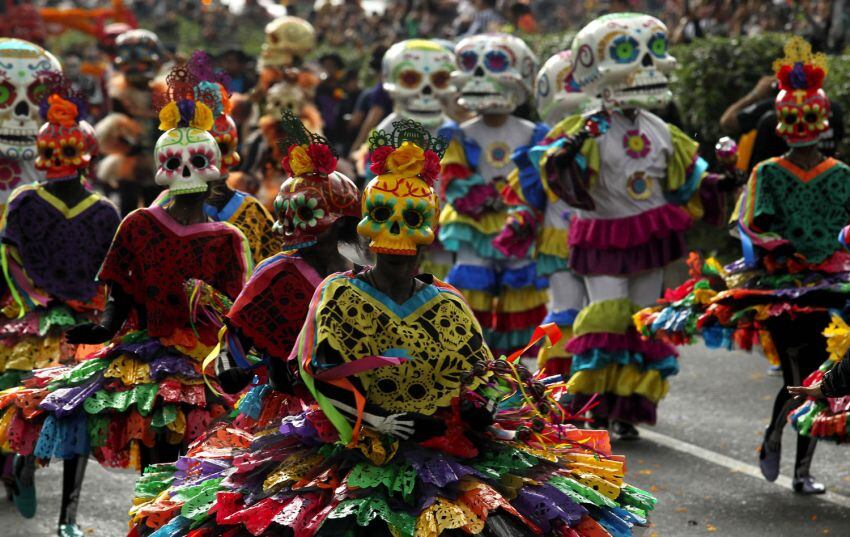 
Foto: AFP | En el desfile se representaron las distintas tradiciones del pueblo mexicano.
   