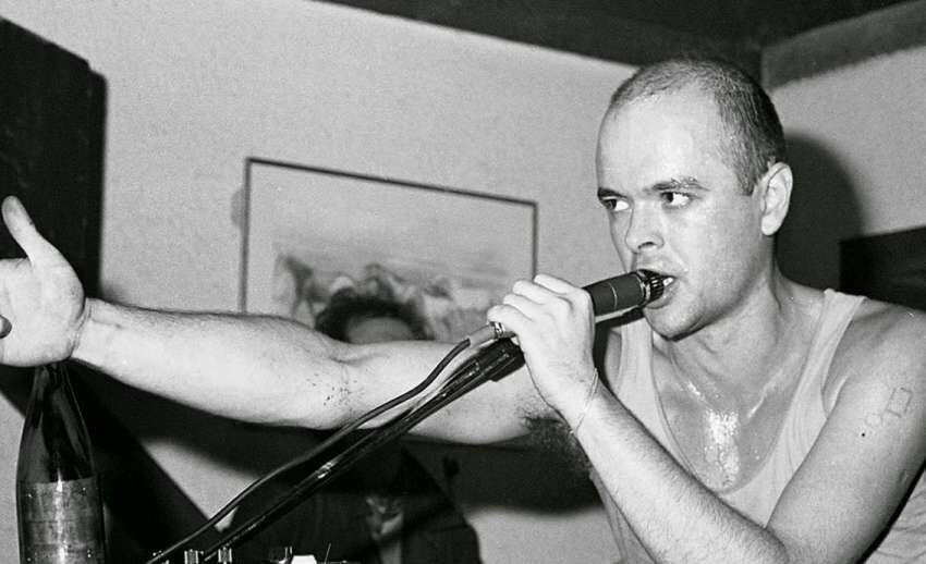 Luca Prodan se instaló en la Argentina en los '80.