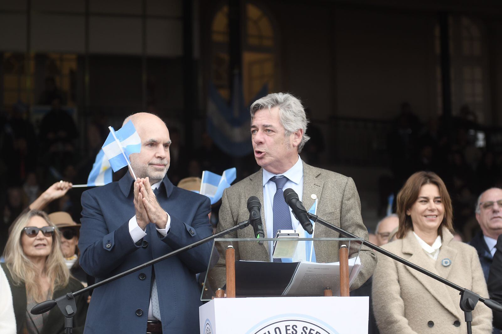 El campo inauguró la Exposición Rural con duras críticas al oficialismo: “El Estado actúa como un actor desleal y forzoso”. / Foto: Federico López Claro