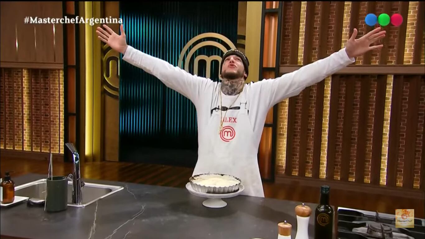 Alex Caniggia en "Masterchef Celebrity 2"