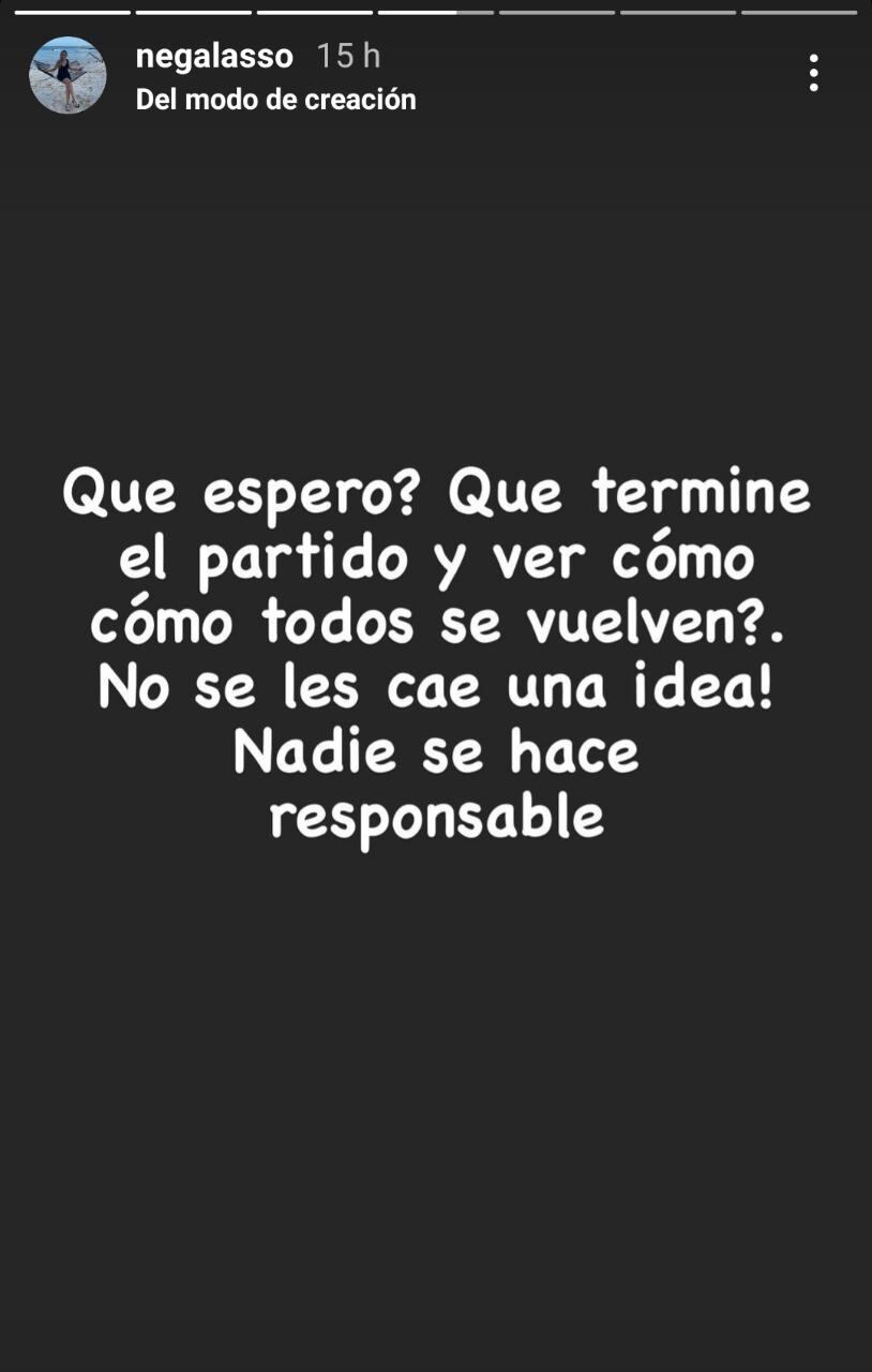 Nerina Galasso criticó a la dirigencia de Boca.