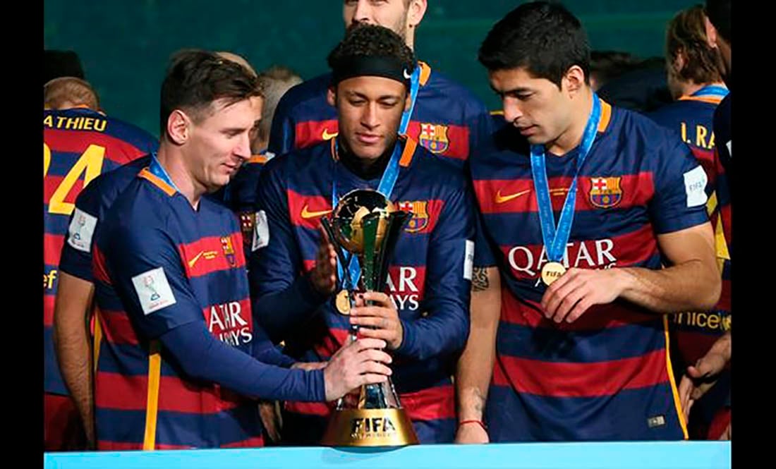 Messi Neymar y Suarez