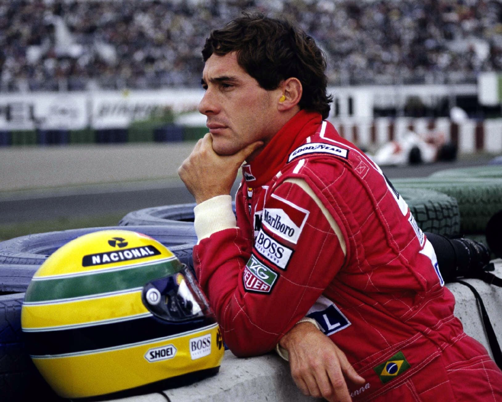 El expiloto brasileño, Ayrton Senna.