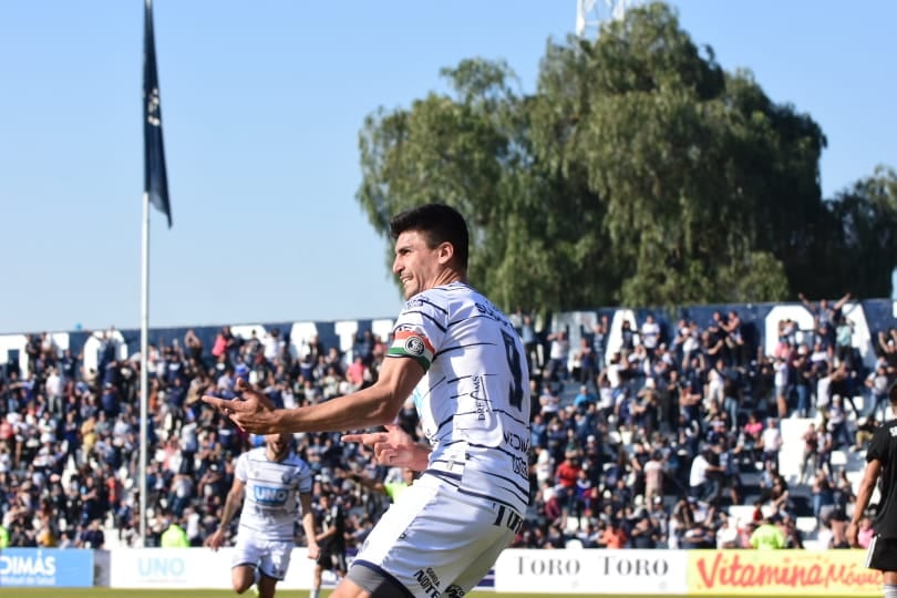 Matías Quiroga festejando el primer gol.

Foto: Mariana Villa