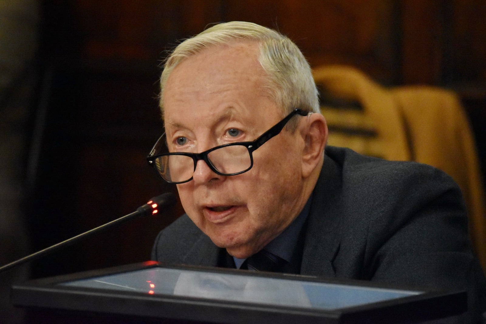 Edgardo Civit Evans, del Partido de los Jubilados. Foto: Prensa Cámara de Diputados de Mendoza.