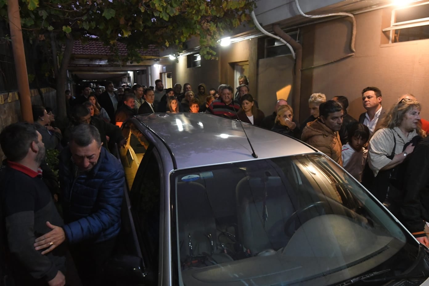 Despidieron en Maipú los restos de Alejandro Bermejo. Foto: José Gutiérrez / Los Andes