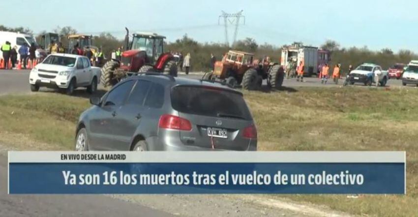 
    El lugar del trágico vuelco. / gentileza La Gaceta.
   