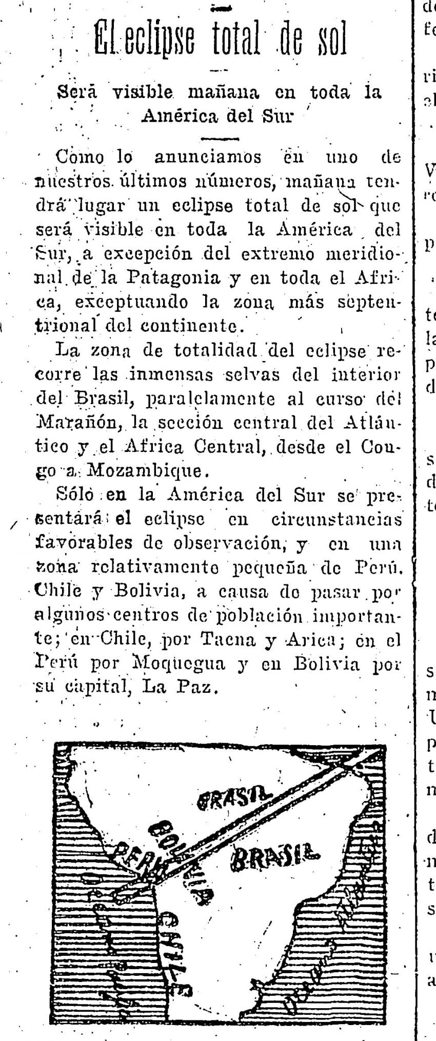 
Los Andes. Anuncio en la edición del 28 de mayo de 1919.
