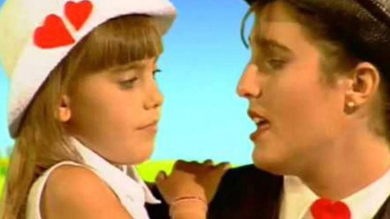 Sol de Chiquititas y Romina Yan.