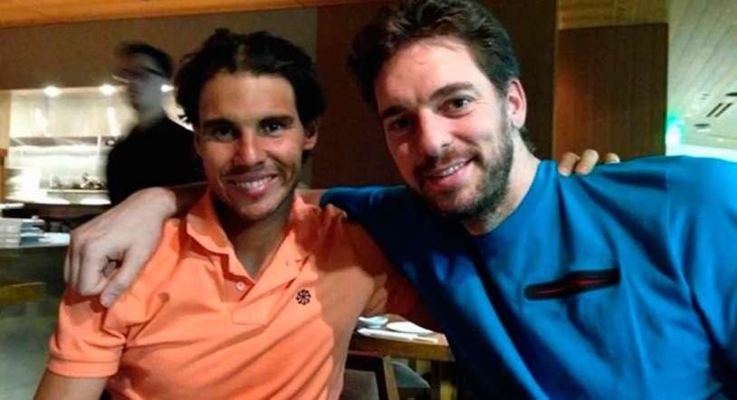 
    Españoles. El tenista Rafa Nadal y el basquetbolista Pau Gasol, otros famosos que se sumaron a las donaciones.
   