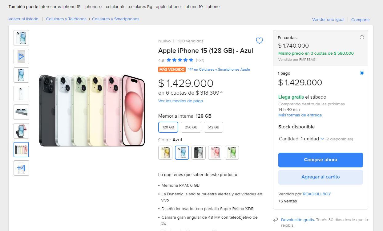 En Argentina el Iphone es mucho más caro que en Chile.