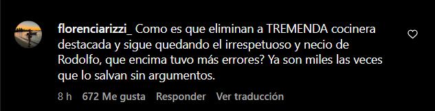 Bronca en las redes sociales por la eliminación de Daniela