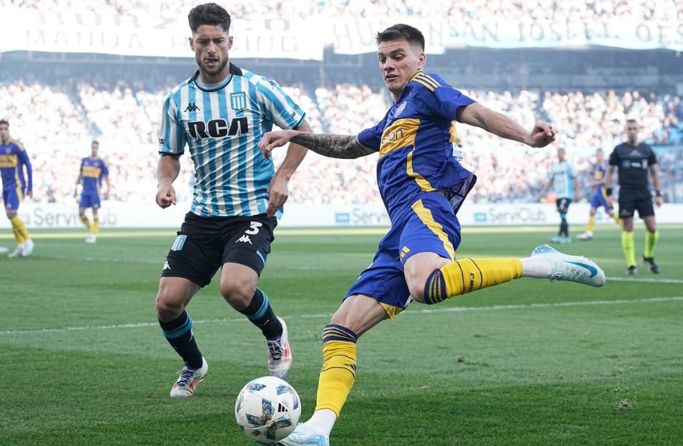 Boca VS Racing por la Liga Profesional. Foto: X @BocaJrsOficial