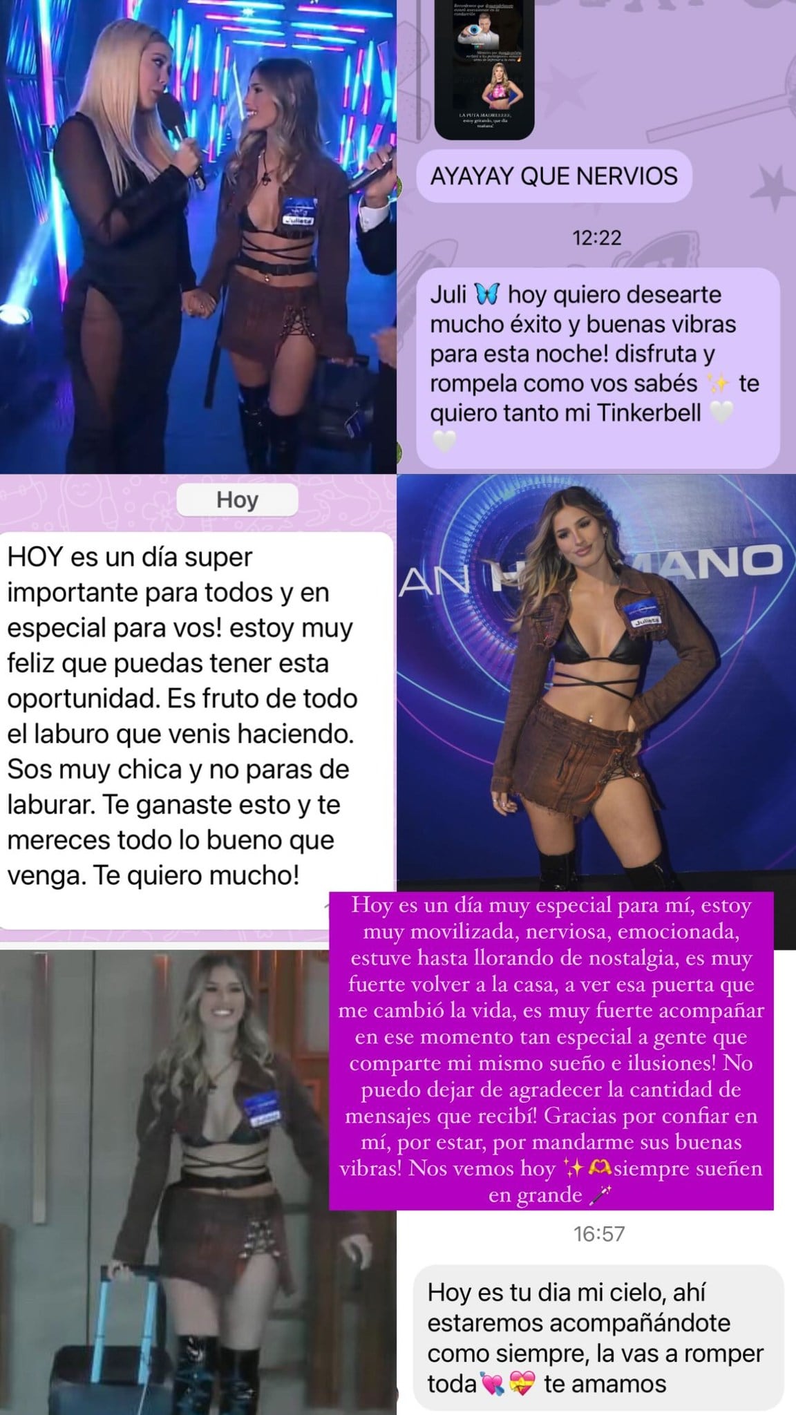 Julieta Poggio y el increíble vestido de Verónica de la Canal