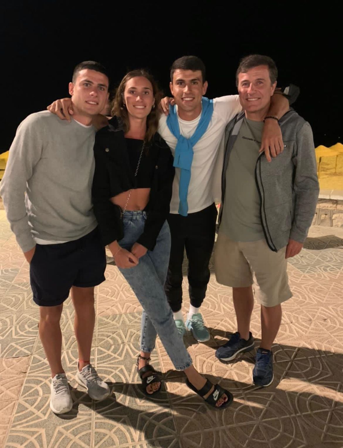 Laura Horta agradecida con su familia.