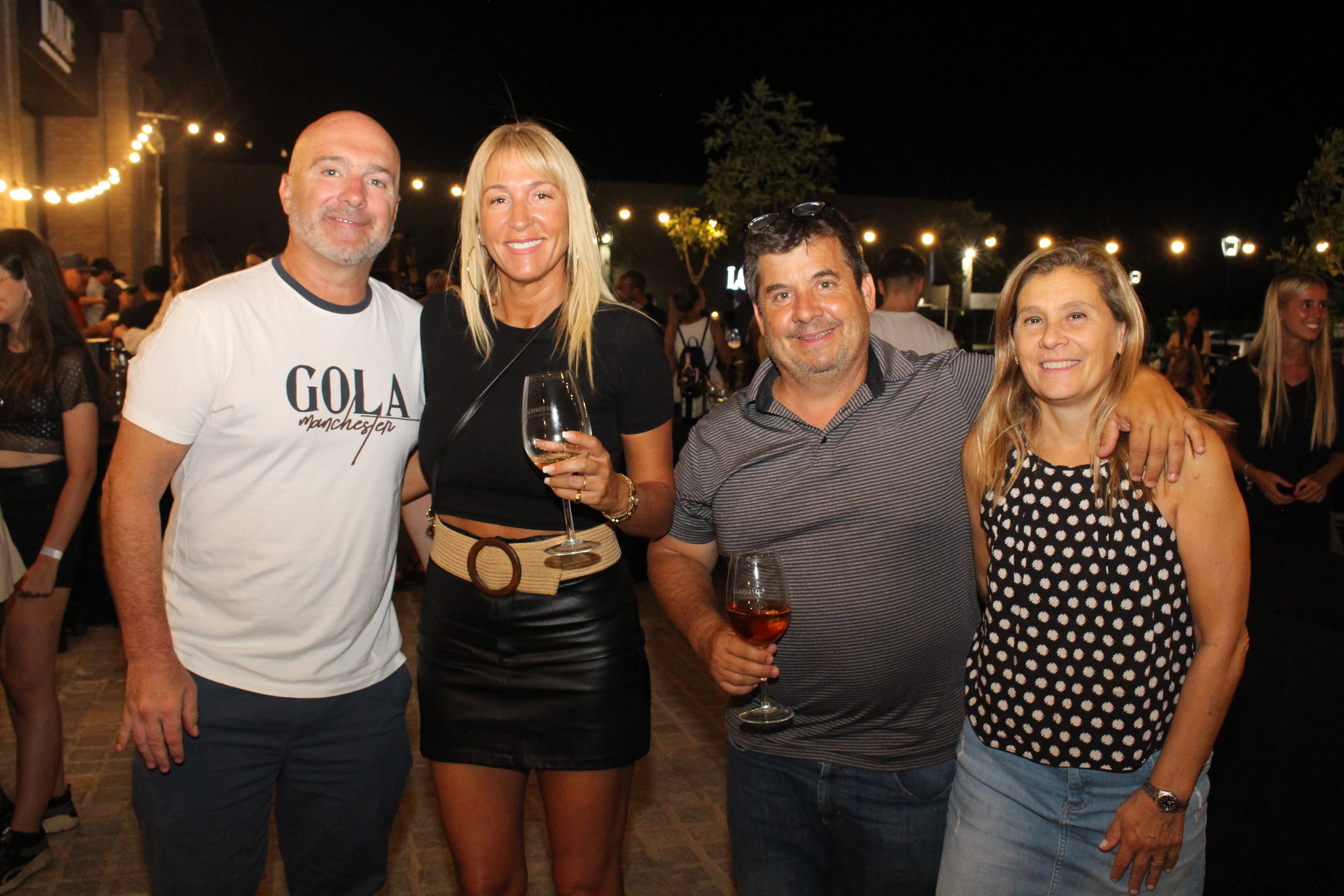 Mauricio Stornini, Jimena Quintana, Alejandro Arra y Gabriela.