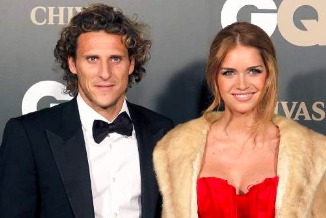 Zaira Nara y Diego Forlán