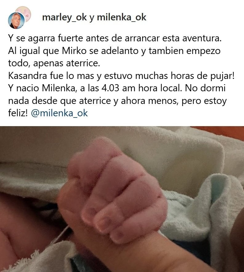 El conductor llegó a Estados Unidos y le confirmaron que su hija ya nacía.