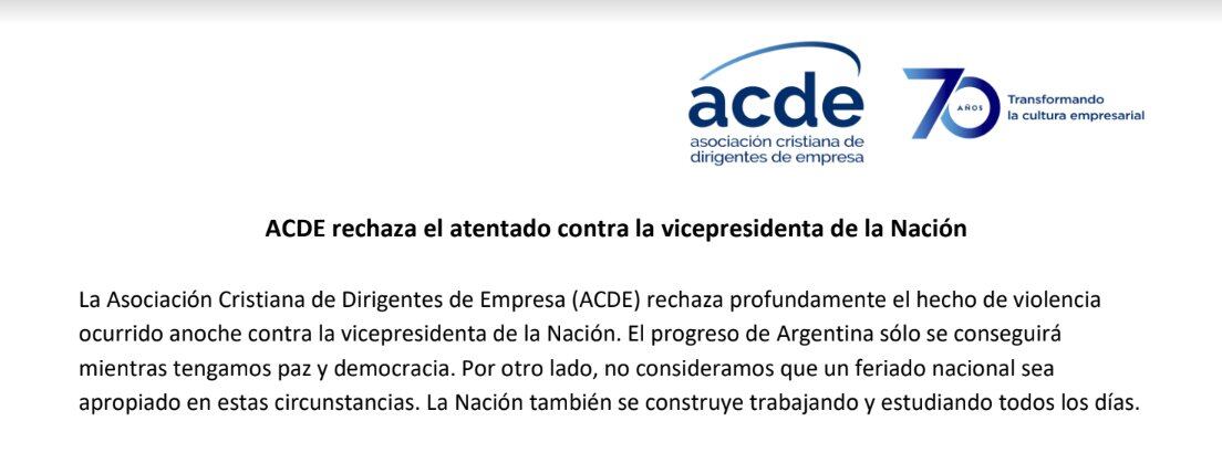 Comunicado ACDE