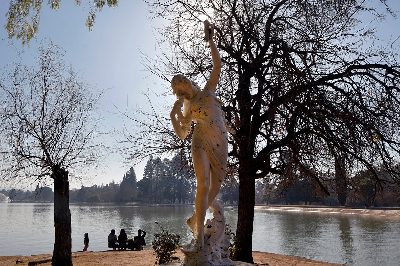 Lago del Parque General San Martín. Foto: Orlando Pelichotti

