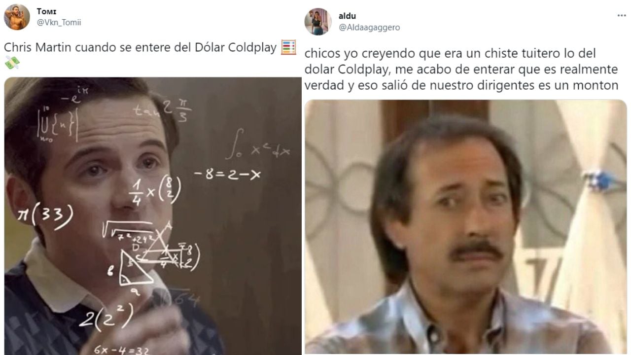 Los mejores memes por el “dólar Coldplay”.