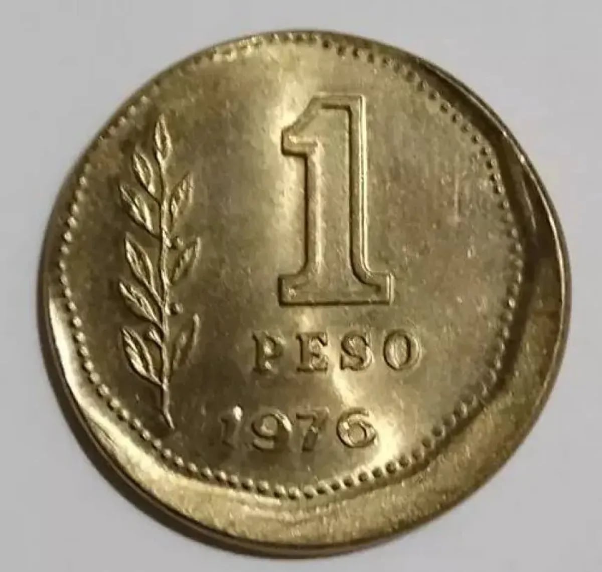 La moneda de 1 peso más valiosa.