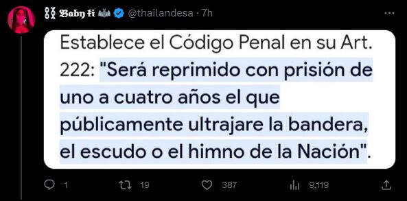 Comentarios en las redes tras el botón dorado de Facundo Figueroa. Foto Captura: X / @thailandesa