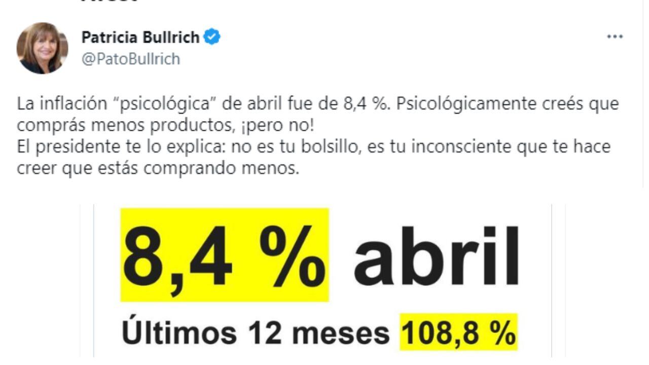 El mensaje de Patricia Bullrich