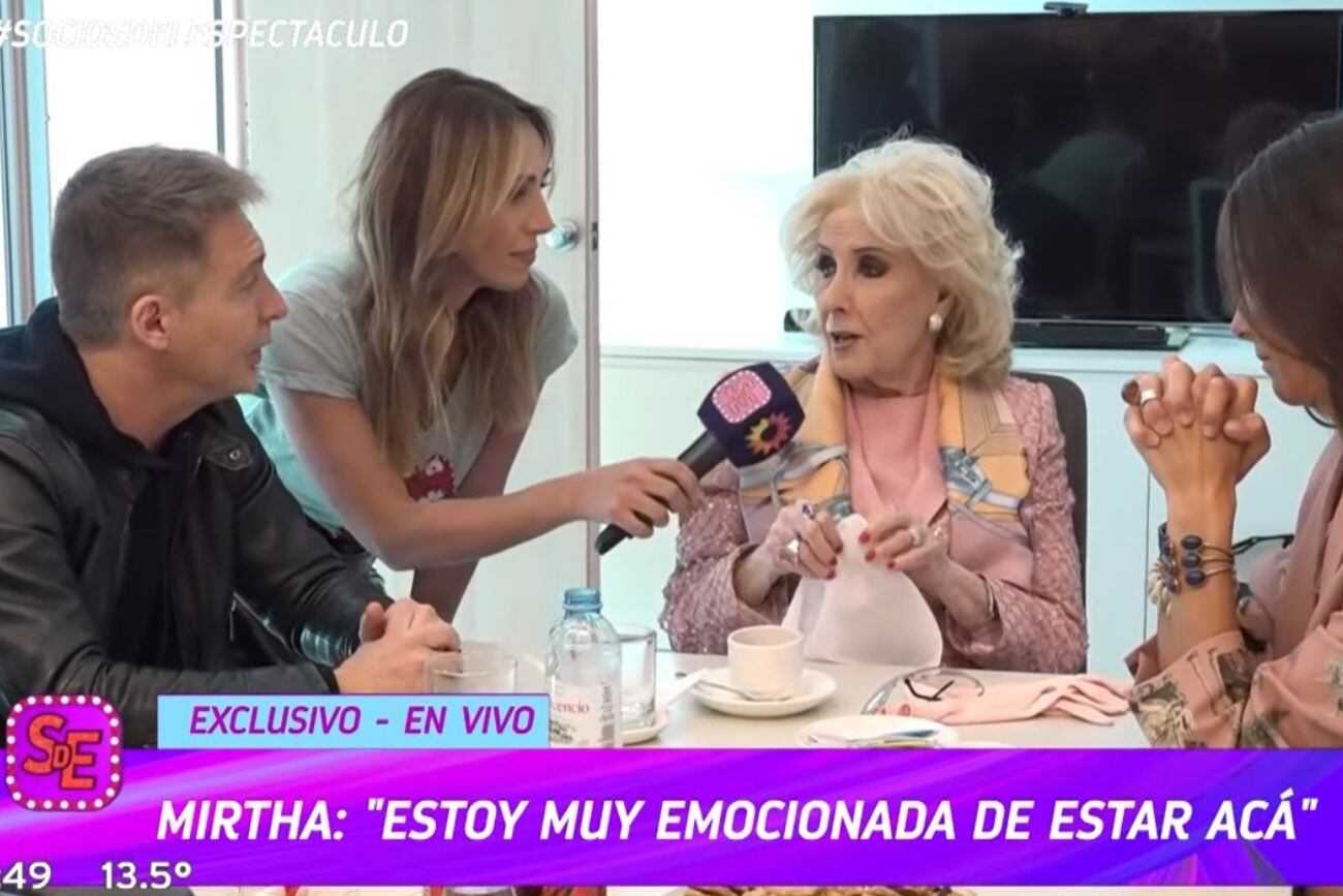 Mirtha Legran firmó contrato con Suar y vuelve a la televisión argentina.