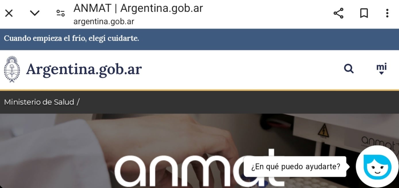 En su web oficial se puede saber si un producto o medicamento está autorizado por la Anmat.