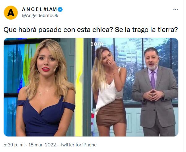 Lucía Rubio fue secretaria de Fabián Doman en Nosotros a la Mañana.