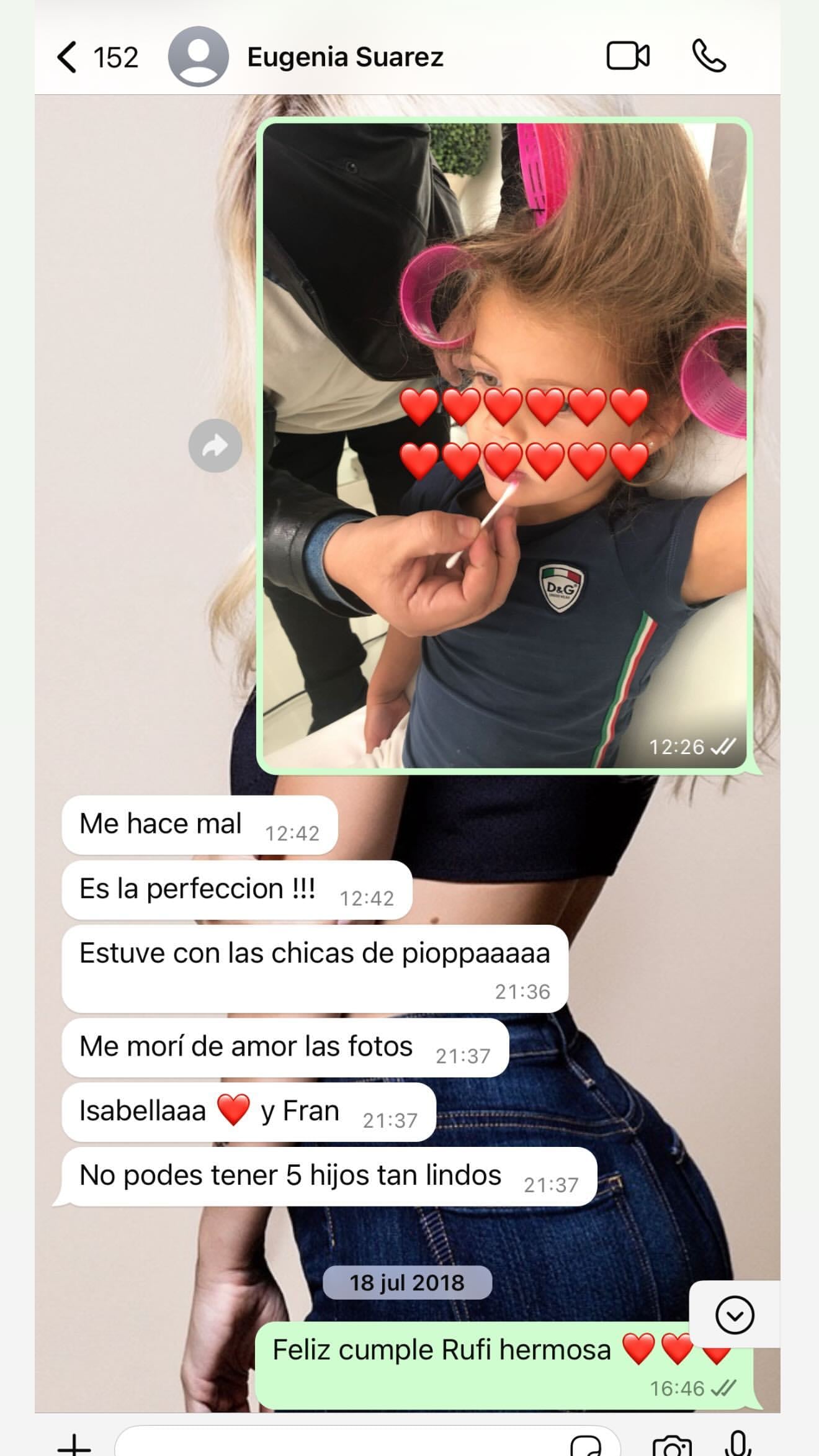 Wanda Nara filtró terribles chats íntimos con la China Suárez que involucran a Pampita.