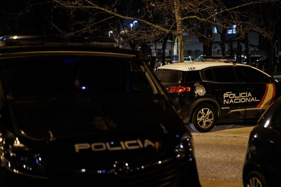 Dos coches de Policía Nacional en Madrid. Foto: Web