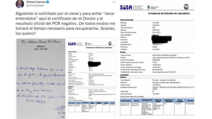 La salud de Viviana Canosa según la información que tiene Luis Novaresio