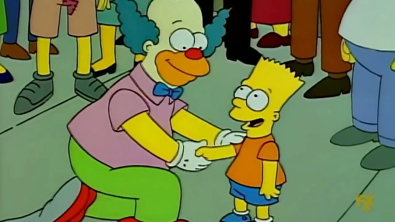 Se conoció la verdad detrás de los parecidos de Krusty el payaso y Homero.