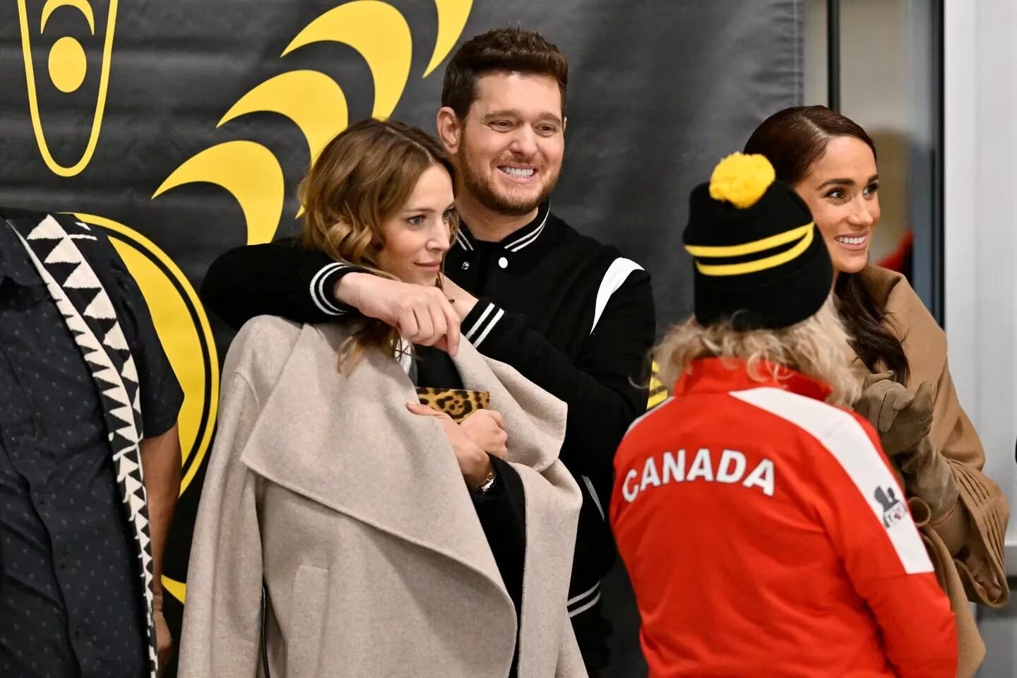 Todas las fotos de Luisana Lopilato y Michael Bublé junto a Harry y Meghan (REUTERS/Jennifer Gauthier)