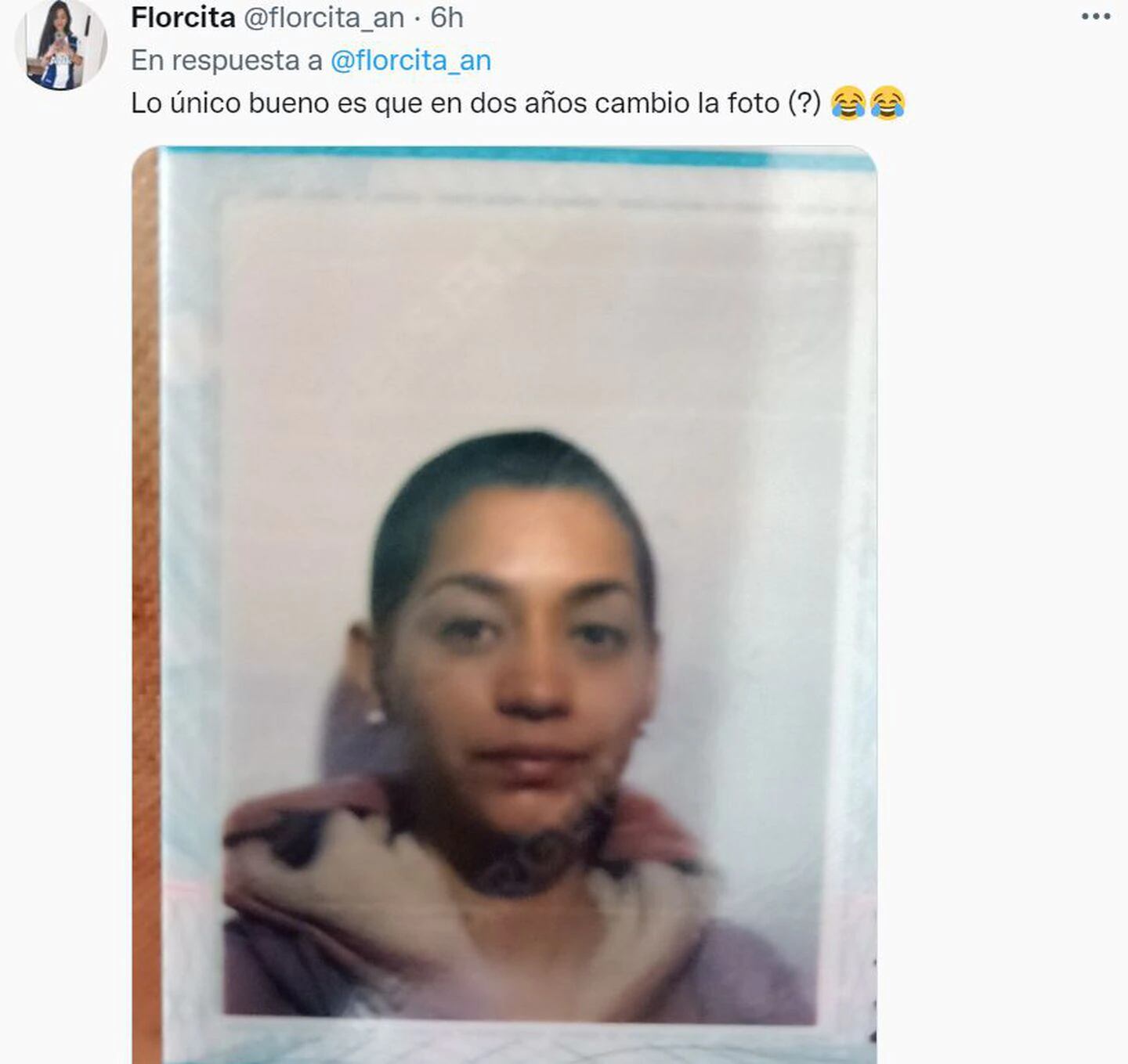 Florencia fue a renovar su carnet de conducir y la calificaron de “incapacitada” porque tuvo cáncer de mama. / Foto: Twitter