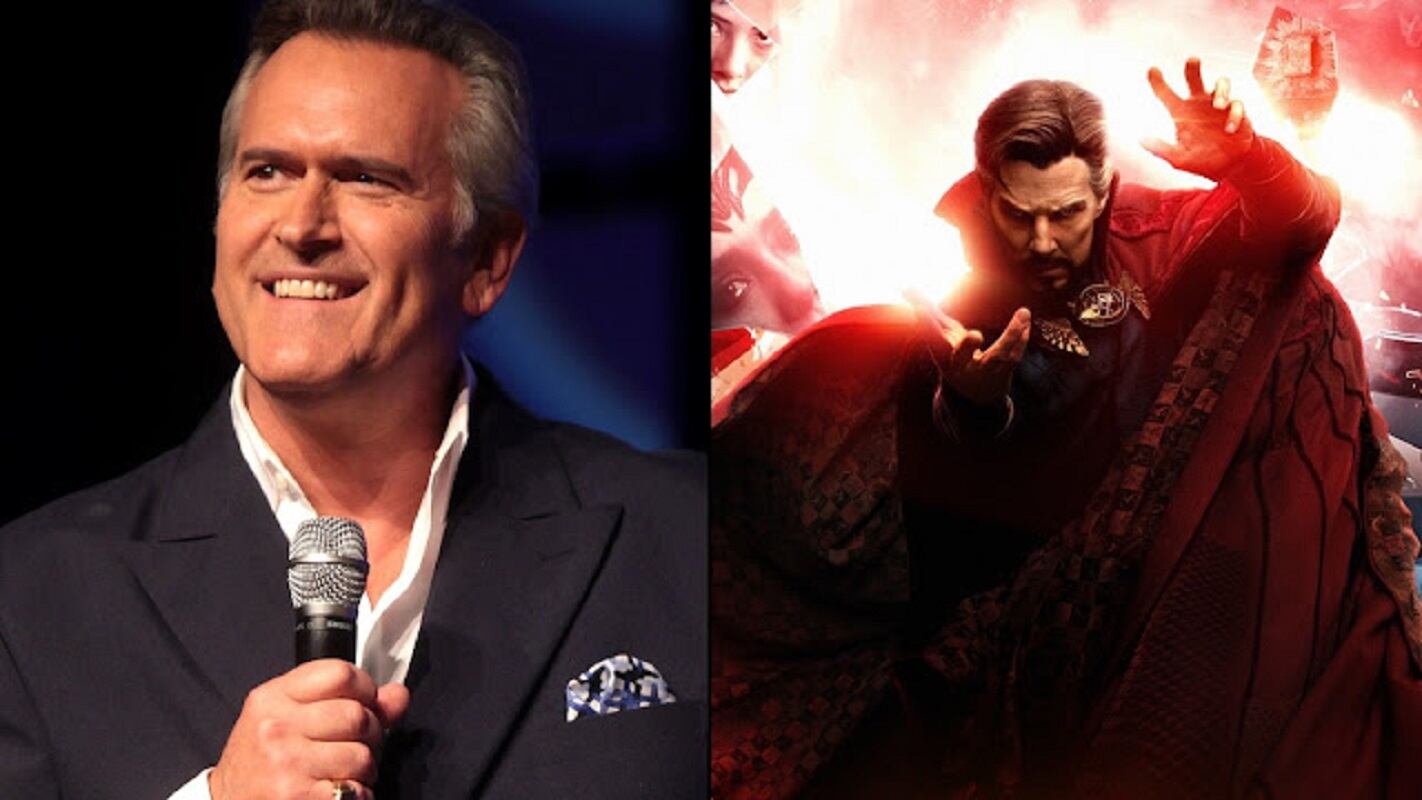 Bruce Campbell, colaborador frecuente de Sam Raimi, aparece en "Doctor Strange in the Multiverse of Madness"