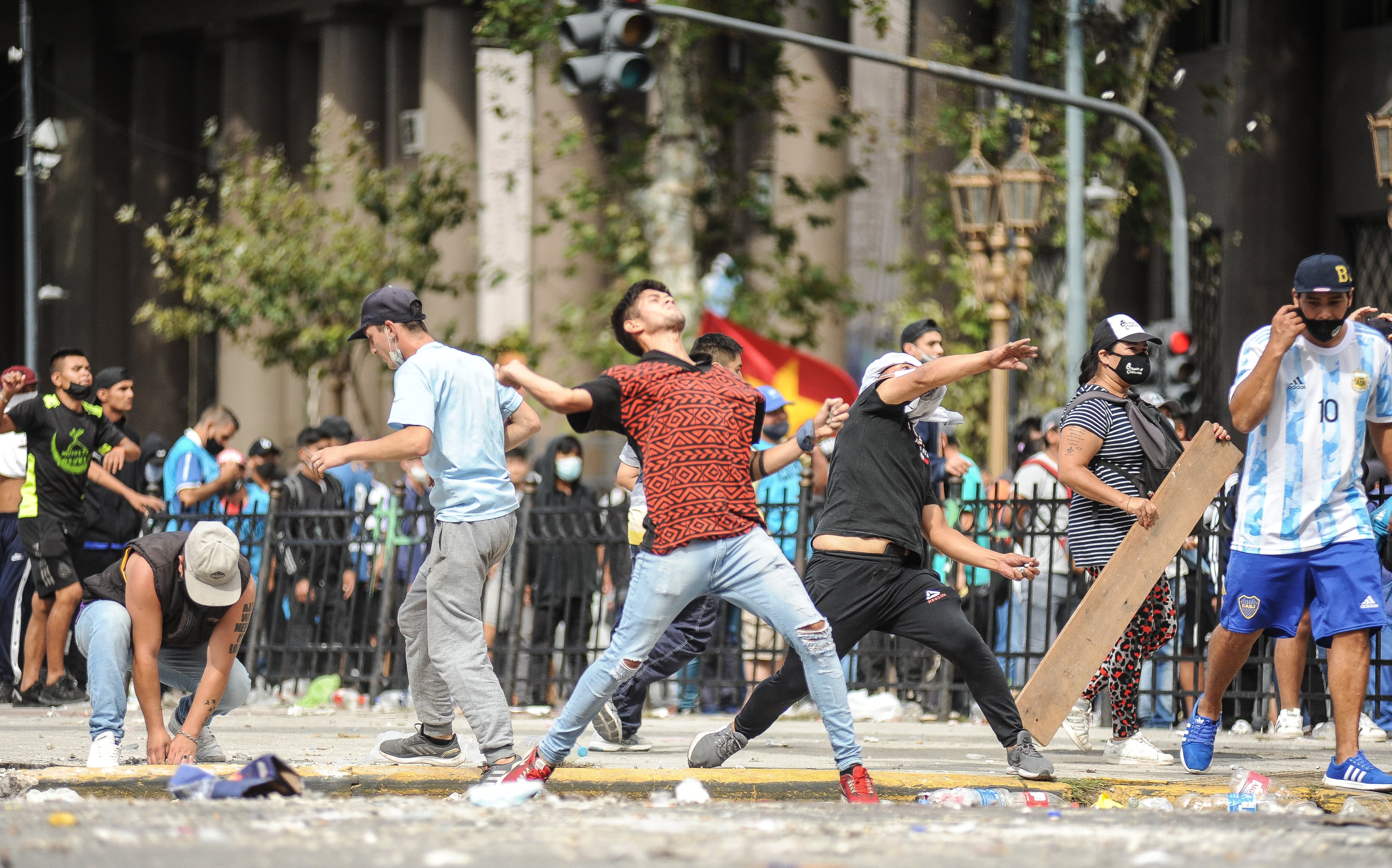 Incidentes en el Congreso durante la sesión en Diputados. Foto Federico Lopez Claro