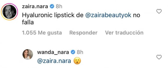 El comentario de Zaira al posteo de Icardi