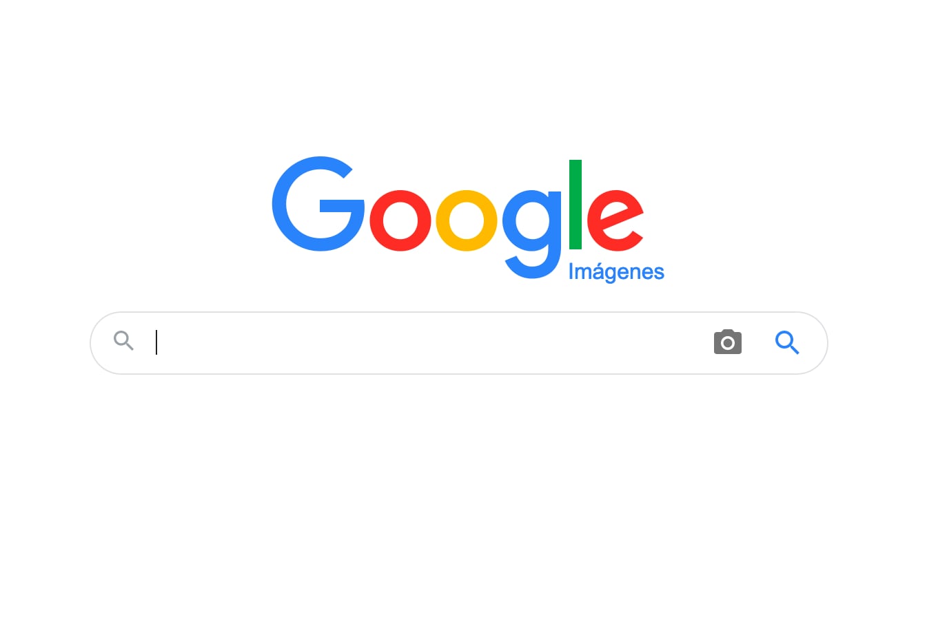 Además del buscador tradicional de Google, también existe el de imágenes.