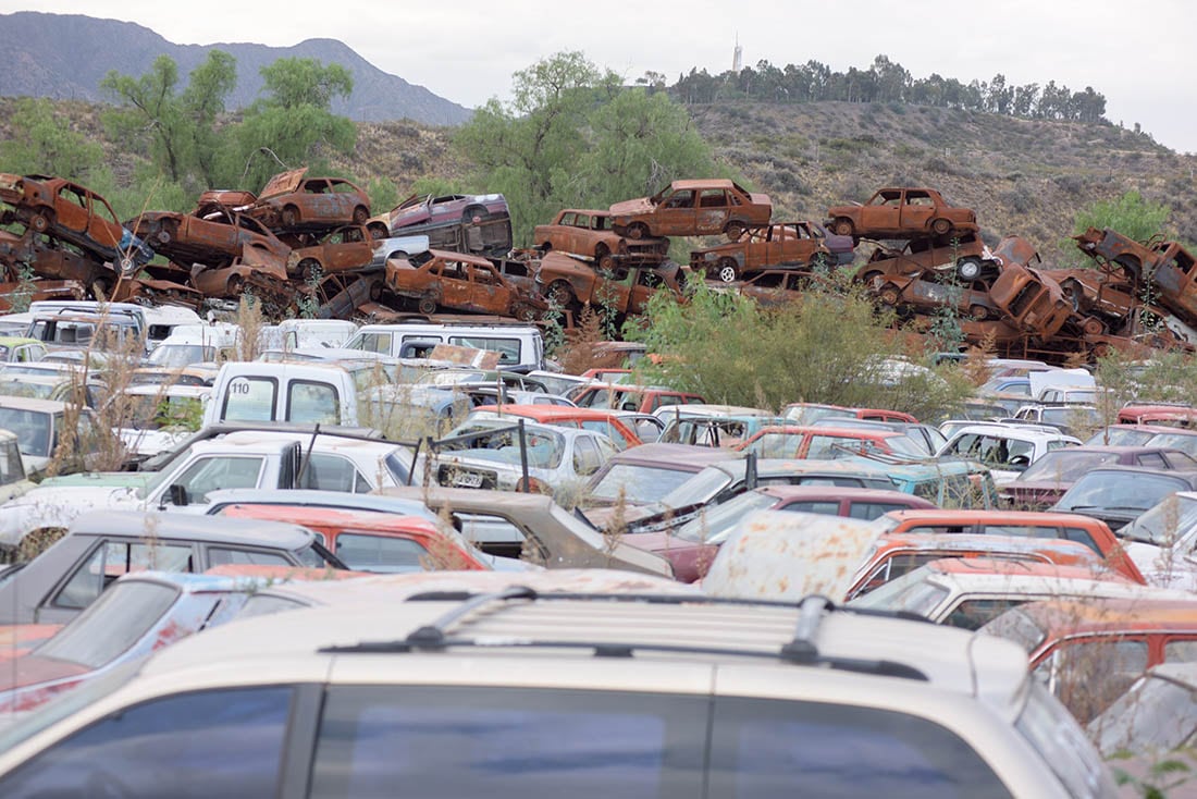 Compactarán 20 mil autos y mudarán la playa San Agustín. Foto: Gobierno de Mendoza. 